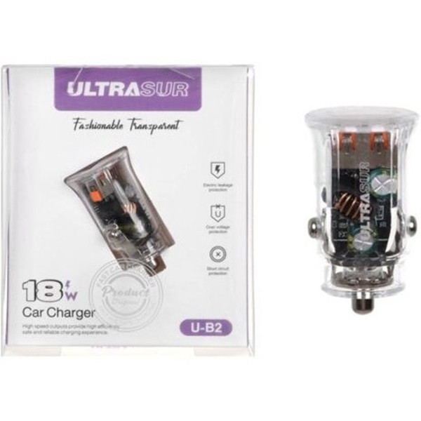 شارژر فندکی 18 وات اولتراسور U-B2