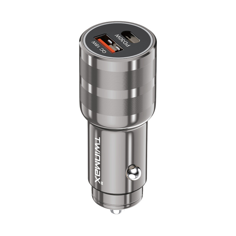 شارژر فندکی 48 وات دو پورت تویین مکس مدل MX-28