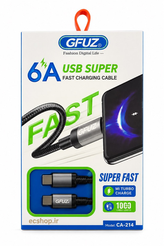 کابل دو سر تایپ سی GFUZ CA-214