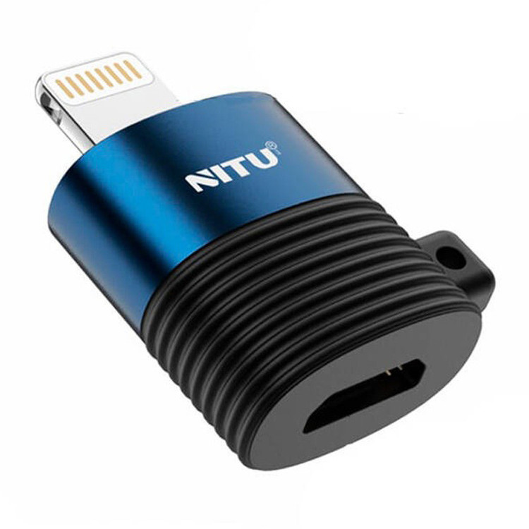 تبدیل OTG میکرو USB به لایتنینگ نیتو مدل CN12