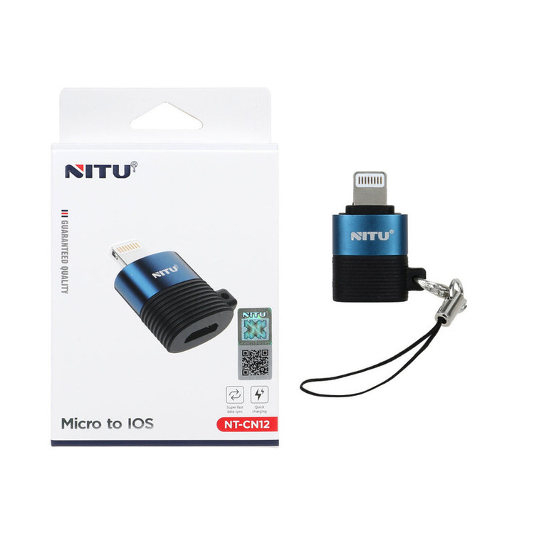 تبدیل OTG میکرو USB به لایتنینگ نیتو مدل CN12