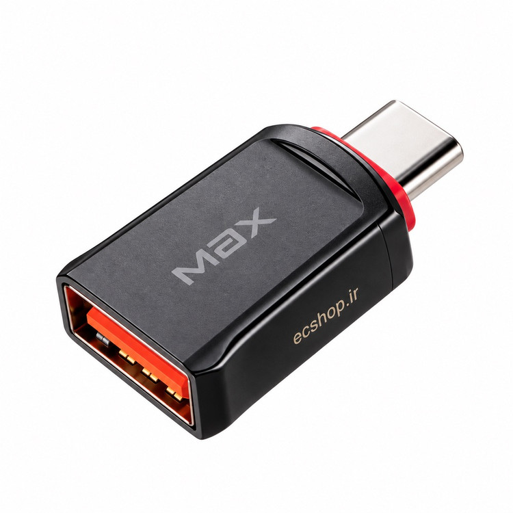 تبدیل OTG برند Max تایپ سی به USB مدل V21